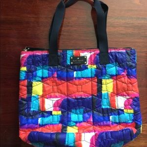 Kate Spade embroidered bon shopper exc!